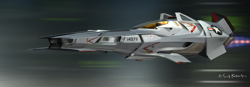 Illustration for article titled The awesome spaceship and vehicle concepts of Scott Robertson